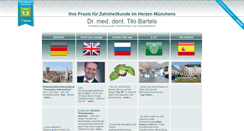 Desktop Screenshot of dr-bartels.de